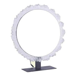 云朵化妆镜台式镜子轻奢高级卧室梳妆镜带灯化妆镜壁挂智能公主镜