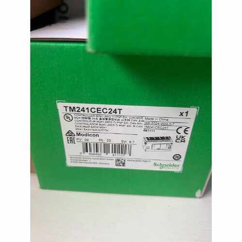 询价下单施耐德PLC TM241CEC24T，全新原装正品，24点晶