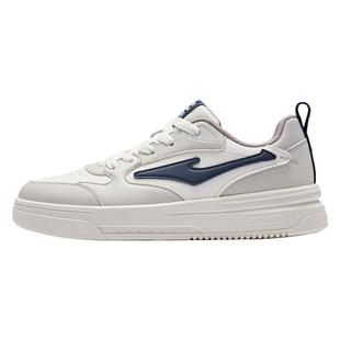 飞腾鸿星尔克男板鞋小白鞋2026春秋新款空军一号休闲厚底运动鞋子