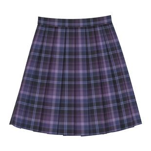 【木兰町JK制服馆】暗玉魅影正版原创设计JK高腰格裙全涤百褶裙