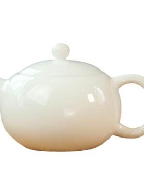 (微瑕疵处理)羊脂玉白瓷品茗杯陶瓷茶杯手工中式青花瓷功夫茶具