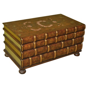 卡斯特兰轻奢实木四斗柜客厅英式书本边柜高级感茶几咖啡桌C2021