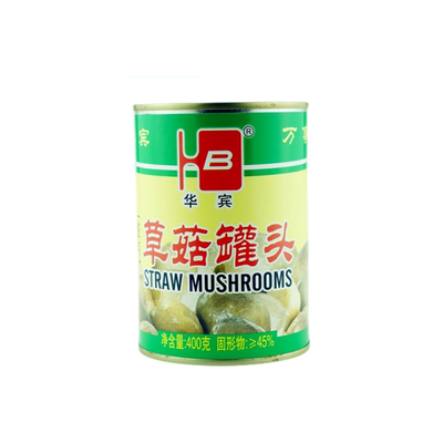 400g/5罐草菇罐头华宾食用菌草菇