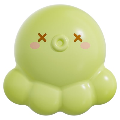 章鱼洗手盆溢水孔塞硅胶密封塞子