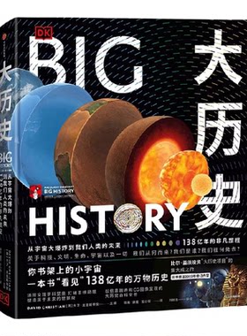 DK大历史 从宇宙大爆炸到我们人类的未来 大卫克里斯蒂安著 千幅信息图的视觉盛宴 一本书看见138亿年万物史
