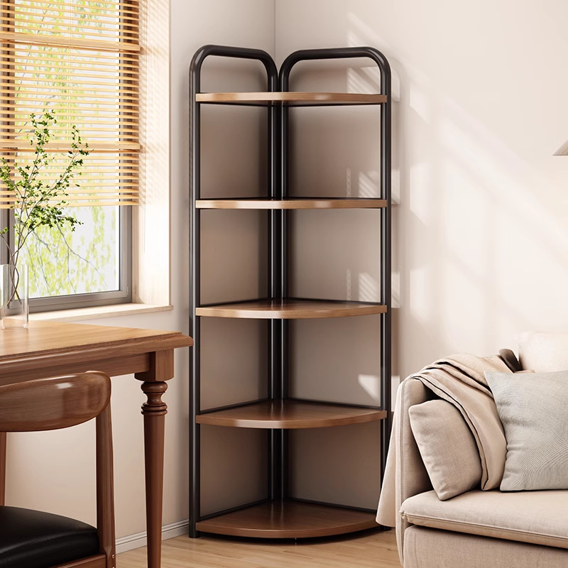 转角置物架转角柜墙角置物架角柜墙角三角形多层书架卧室角落转角
