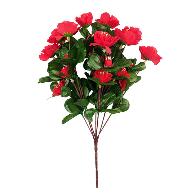单支假花仿真花摆设小把花束塑料花向日葵装饰花绢花布花室外花