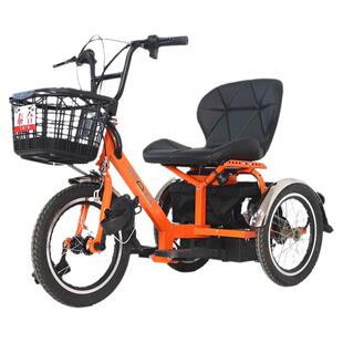 新款脚蹬两用电动三轮车老年助力代步车老人脚踩轻便成人助力单车