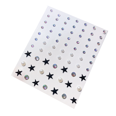 男童舞台妆儿童演出面部饰品贴片