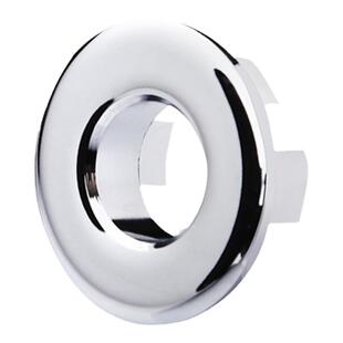 全铜面盆溢水口装饰盖洗脸盆溢水孔陶瓷洗手盆配件溢水环镀铬配件