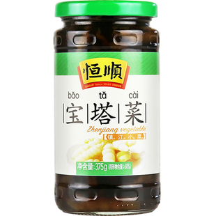 恒顺宝塔菜375g 江苏镇江特产 下饭小菜 腌制泡菜 酱菜 榨菜