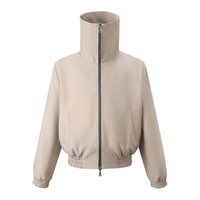 Pointless超高领水洗做旧夹克