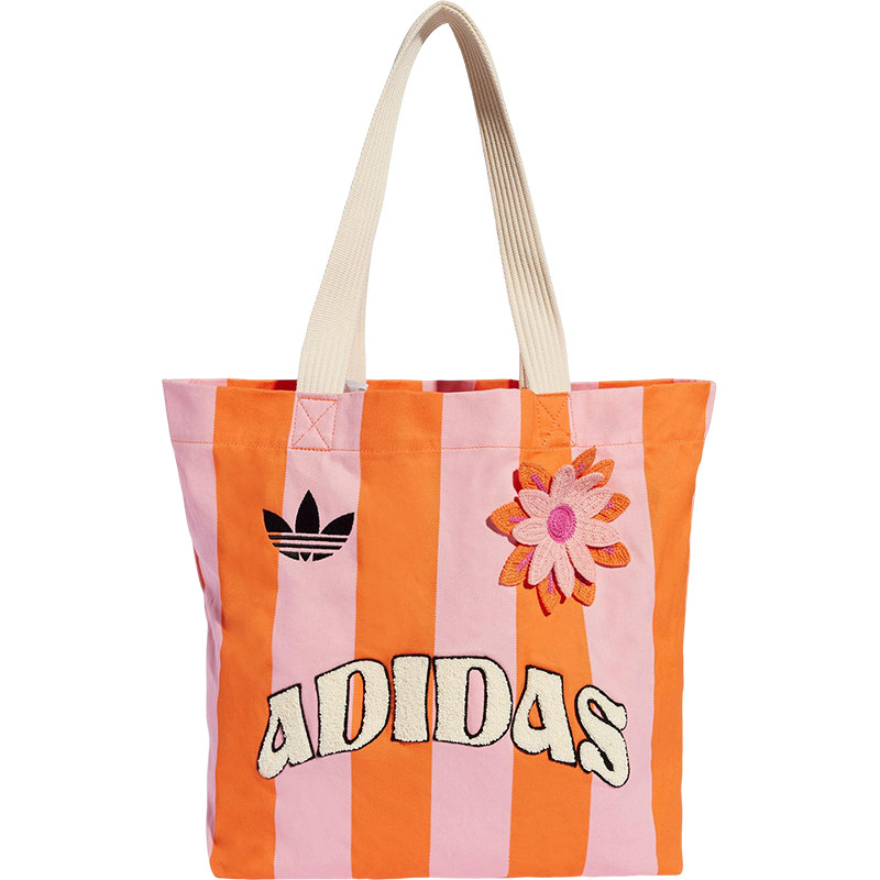 Adidas/阿迪达斯正品三叶草女士印花时尚经典运动帆布包KB8507