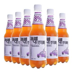 新疆特产冰疆卡瓦斯啤酒天然蜂蜜薰衣草罐袋装网红饮料格瓦斯整箱