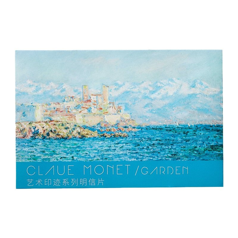 莫奈花园明信片 审美提升礼物 印象派油画墙面装饰卡片文艺风墙贴