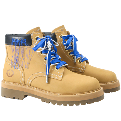 STUCKB马丁靴真皮复古英伦
