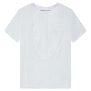 【现货】设计师品牌IMMI 26SS 前襟塔克装饰短袖T恤MWEFWJTE1231X