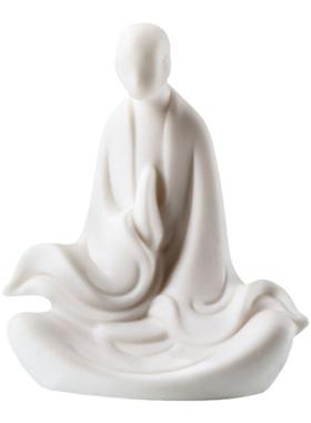 陶瓷中式客厅简约禅意摆件无相佛