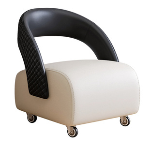 家用异形靠背阳台溜溜凳换鞋矮凳轻奢现代单人休闲溜溜凳小户客厅