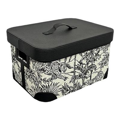 法式收纳箱衣柜衣服整理箱零食收纳筐车载后备箱大容量杂物储物箱