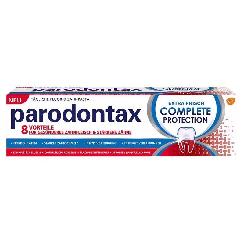 德国parodontax益周适8效牙膏