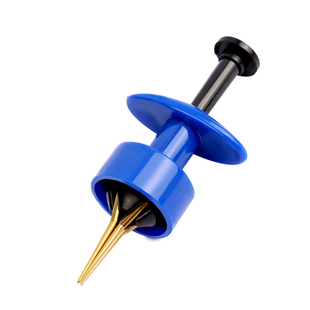 新款红虫夹上饵器蚯蚓活饵夹子快速上钩器抖米皮筋钓鱼全自动小号