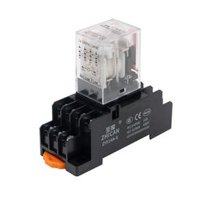 至璨工业级电磁中间继电器HH54P/52P/62P直流DC24V/AC220V/MY2NJ