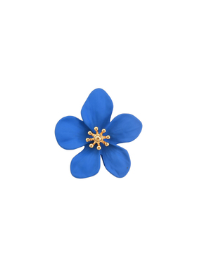 无痕花朵磁铁胸针克莱因蓝勿忘我磁吸胸花领口防走光扣针西装配饰