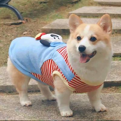 狗狗衣服2025新款可牵引秋冬季柯基柴犬保暖宠物卫衣加绒两脚背心