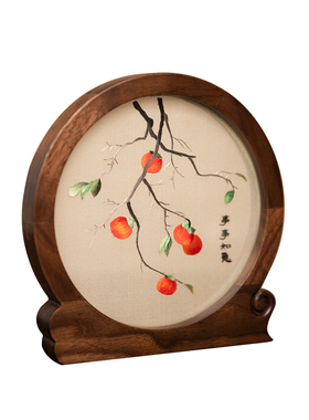 双面绣摆件绣美苏绣礼品中式国风