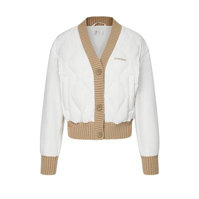 波司登鹅绒休闲V领短款羽绒服