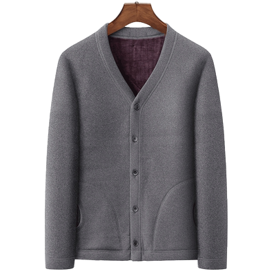 雅鹿中老年冬季休闲加绒保暖内衣