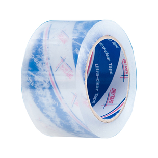 高透明胶带原色超透明高粘力胶布不带色纯色无色透明胶大卷加宽封箱淘宝快递打包办公封口全透明胶带批发加粘