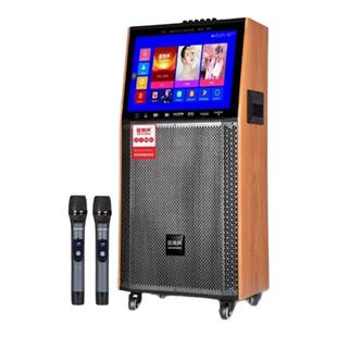 爱博声音响AK-10原装广场舞户外音响重低音专业直播K歌大功率蓝牙