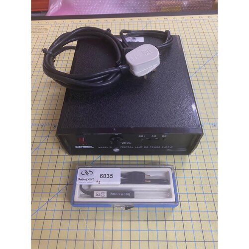 Oriel  6060 Spectral Lamp DC Power supply with 6035 Mercury