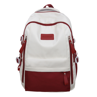 大容量书包女初中生简约高中生大学生男孩小学生五六年级双肩背包