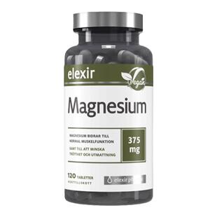 Elexir镁补充剂儿童抽动症维生素B6柠檬酸镁甘氨酸镁片magnesium