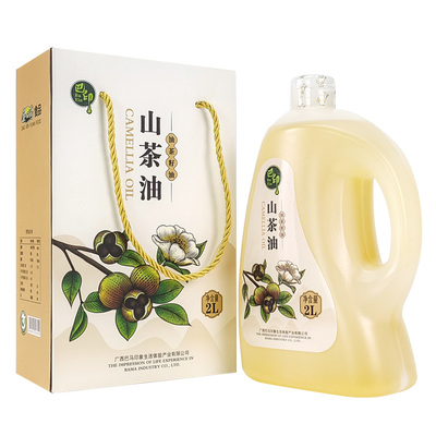 巴印压榨纯山茶籽油2L（礼盒装）