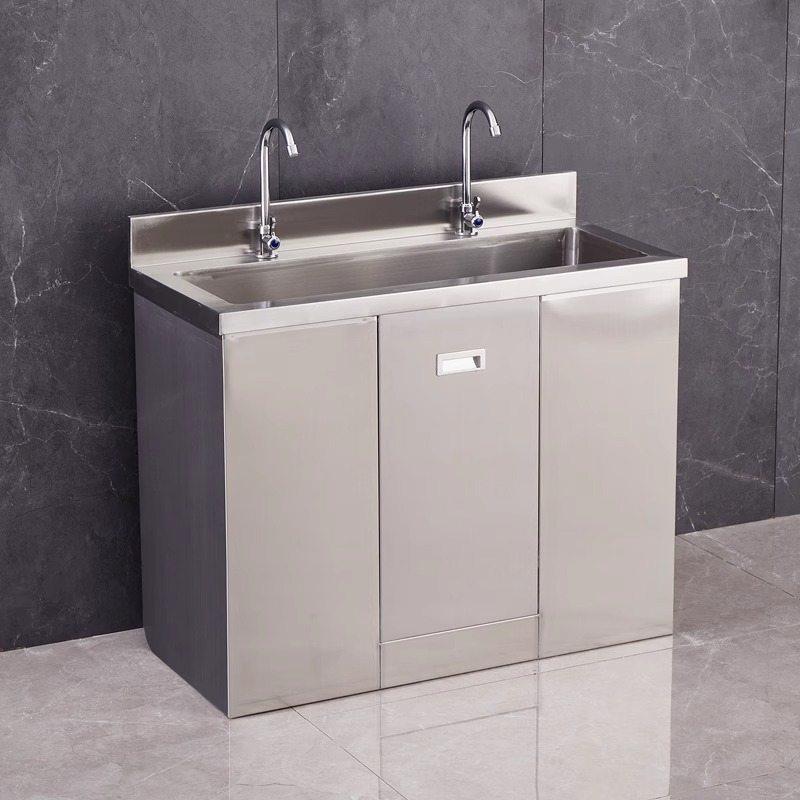 不锈钢水池水槽台面一体柜单双池沥水台洗菜洗手洗碗池工作台商用,家装主材,商用水槽,淘宝优惠券,粉丝福利购,淘宝优惠卷