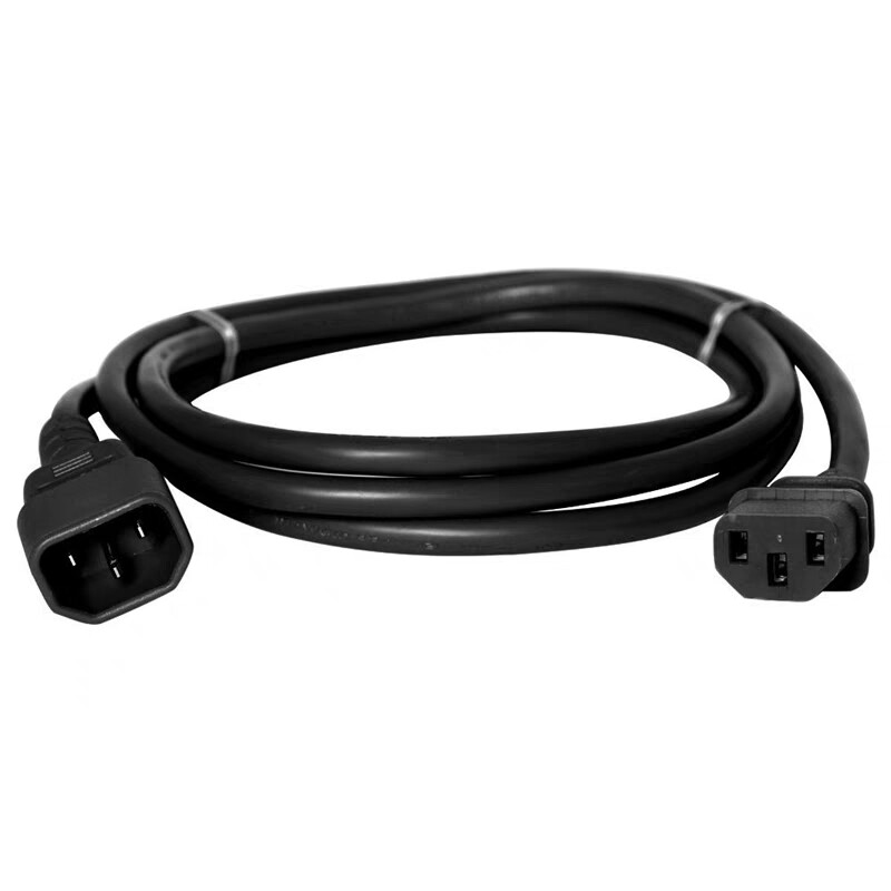 公母头10A纯铜IEC320 C13-C14PDU UPS 服务器电源延长线