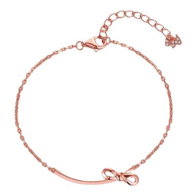 蝴蝶结心锁法式项链AGATHA