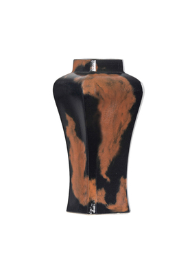 一匚法式中古风异形陶瓷花瓶摆件