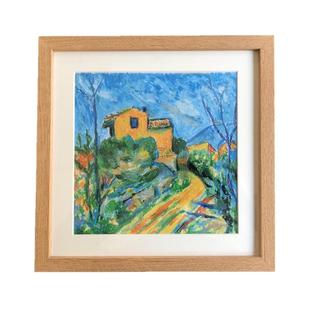 以琳小木画框油画棒画木框10厘米胡桃木色正长方水粉摆台挂墙实木