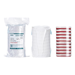 比克曼生物血琼脂平板血平板9cm成品一次性即用型平板培养基