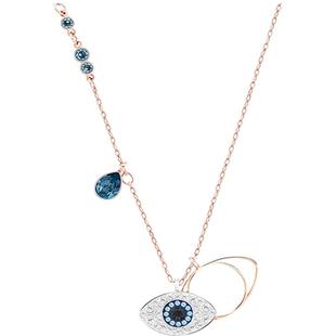 【自营】Swarovski施华洛世奇恶魔之眼女项链锁骨链金色玫瑰镀金