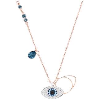 【自营】Swarovski施华洛世奇恶魔之眼女项链锁骨链金色玫瑰镀金