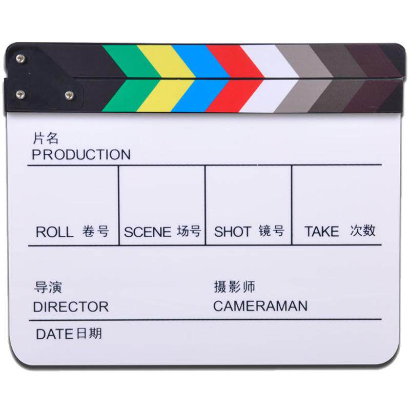亚克力场记板双语电影板导演板