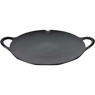 出口日本户外烤盘铸铁锅卡式炉烤肉盘韩式铁板烧烤肉锅烧烤盘家用