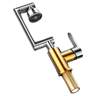 机械臂万向精铜洗脸盆水龙头冷热两用洗手盆卫生间洗脸池面盆家用