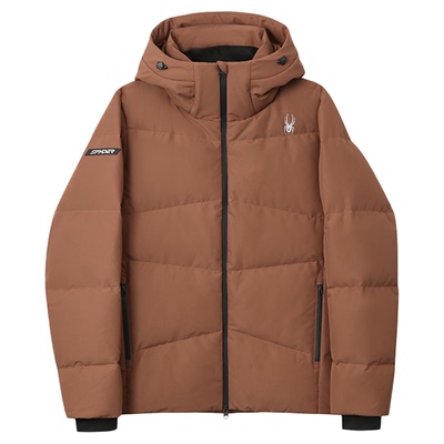 蜘蛛秋冬男子鹅绒防风短款羽绒服